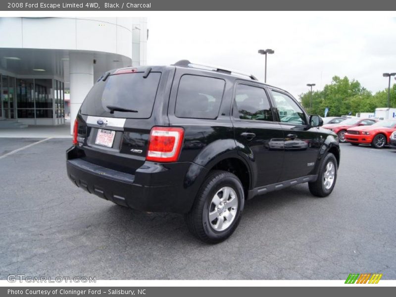 Black / Charcoal 2008 Ford Escape Limited 4WD