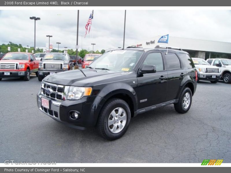 Black / Charcoal 2008 Ford Escape Limited 4WD