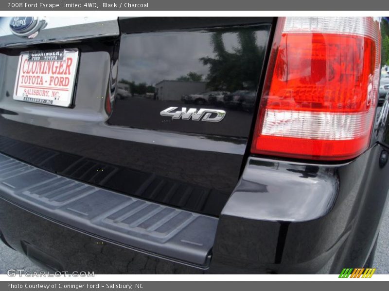 Black / Charcoal 2008 Ford Escape Limited 4WD