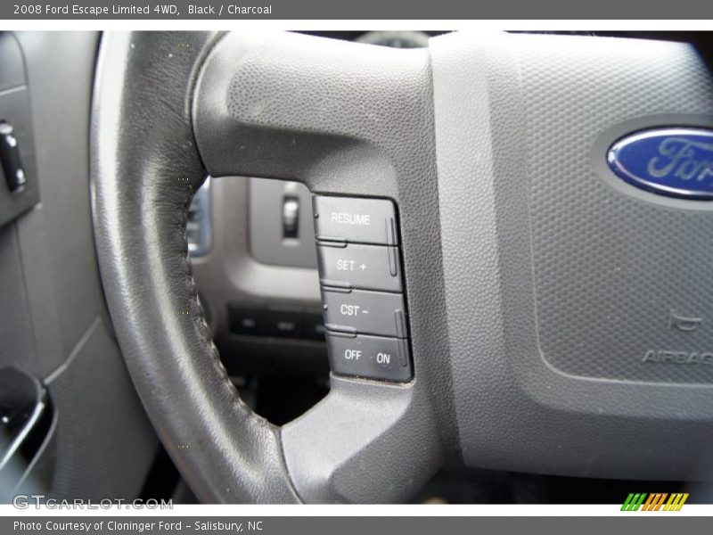 Black / Charcoal 2008 Ford Escape Limited 4WD