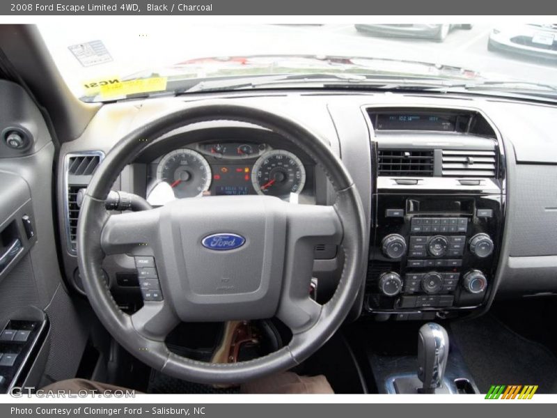 Black / Charcoal 2008 Ford Escape Limited 4WD