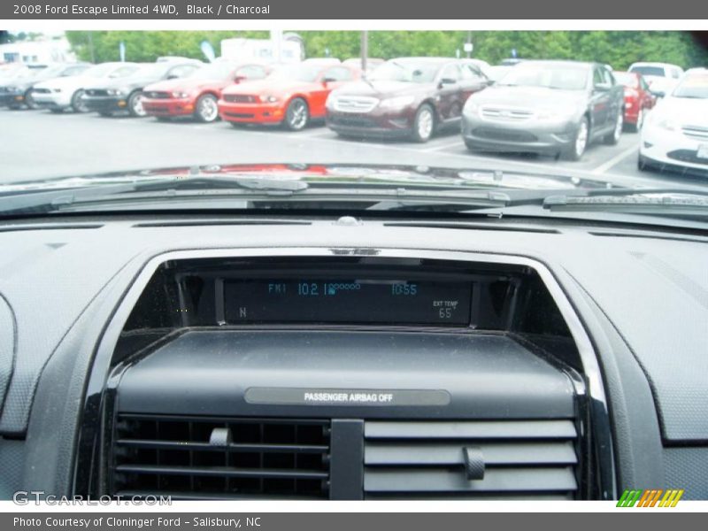 Black / Charcoal 2008 Ford Escape Limited 4WD