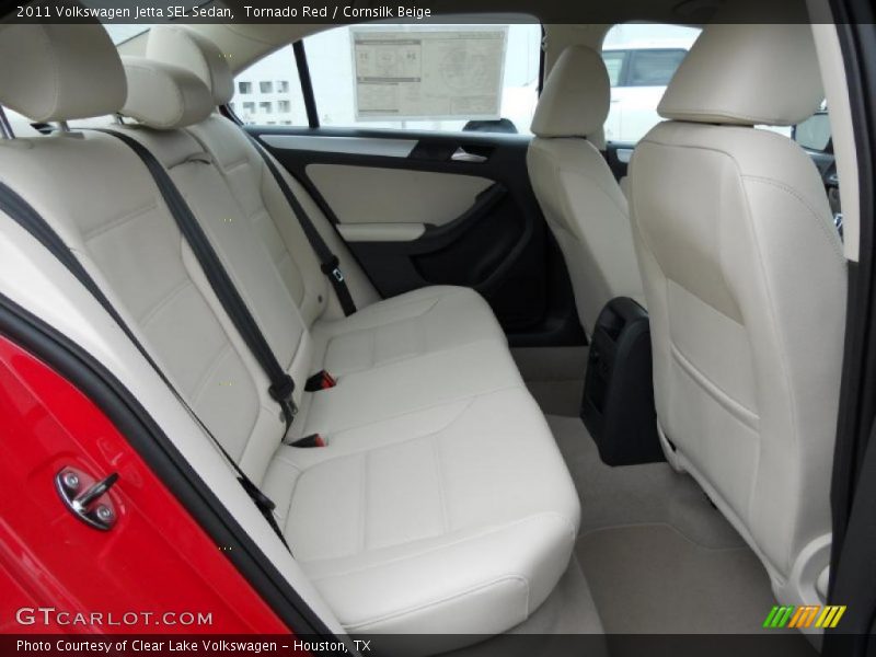 Tornado Red / Cornsilk Beige 2011 Volkswagen Jetta SEL Sedan