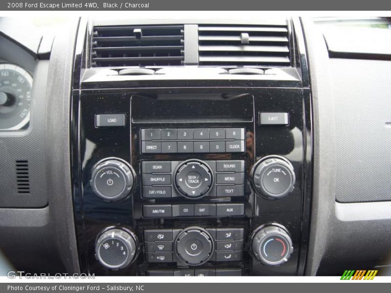 Black / Charcoal 2008 Ford Escape Limited 4WD