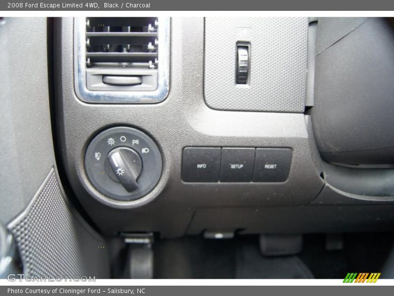 Black / Charcoal 2008 Ford Escape Limited 4WD