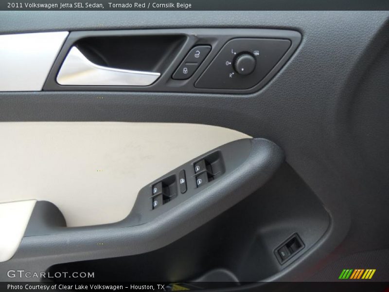 Tornado Red / Cornsilk Beige 2011 Volkswagen Jetta SEL Sedan