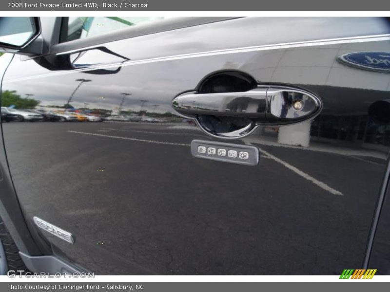 Black / Charcoal 2008 Ford Escape Limited 4WD