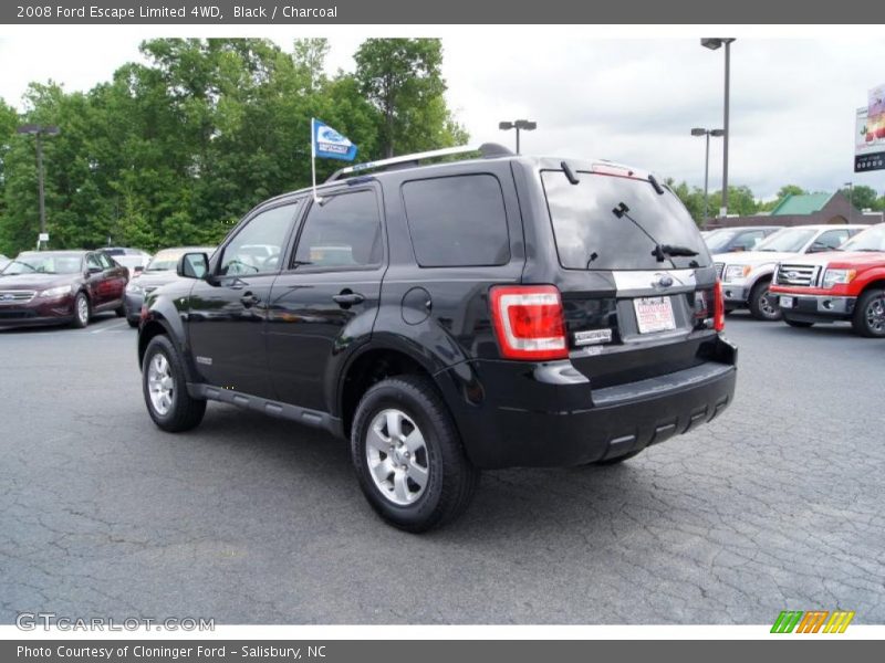 Black / Charcoal 2008 Ford Escape Limited 4WD