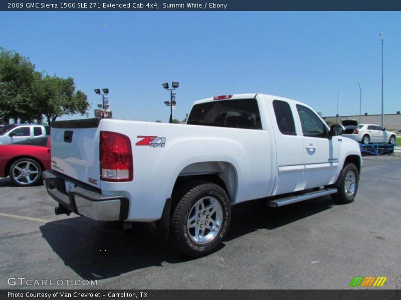  2009 Sierra 1500 SLE Z71 Extended Cab 4x4 Summit White