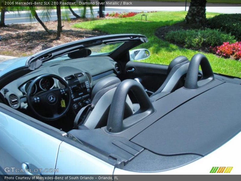 Diamond Silver Metallic / Black 2006 Mercedes-Benz SLK 280 Roadster