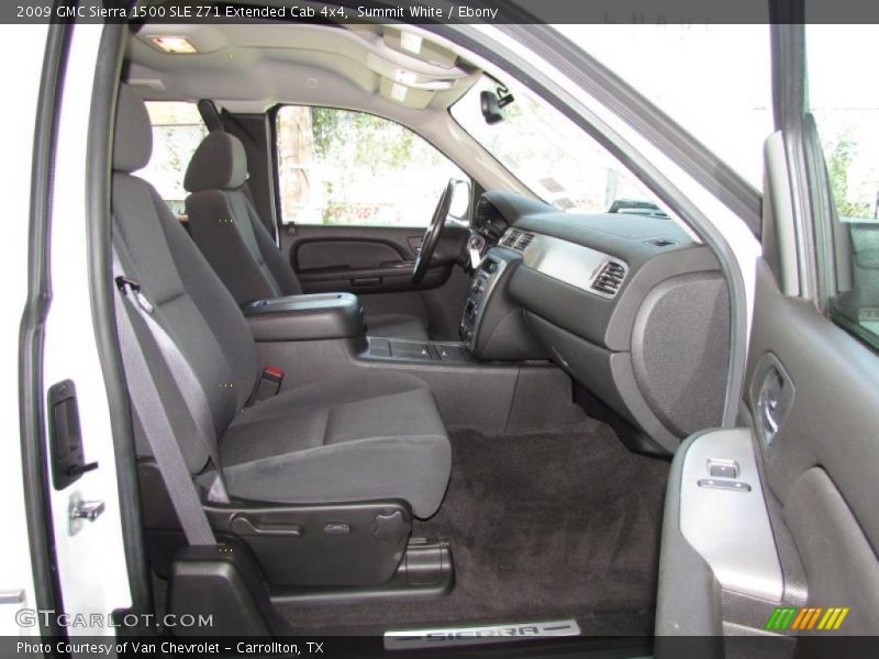  2009 Sierra 1500 SLE Z71 Extended Cab 4x4 Ebony Interior