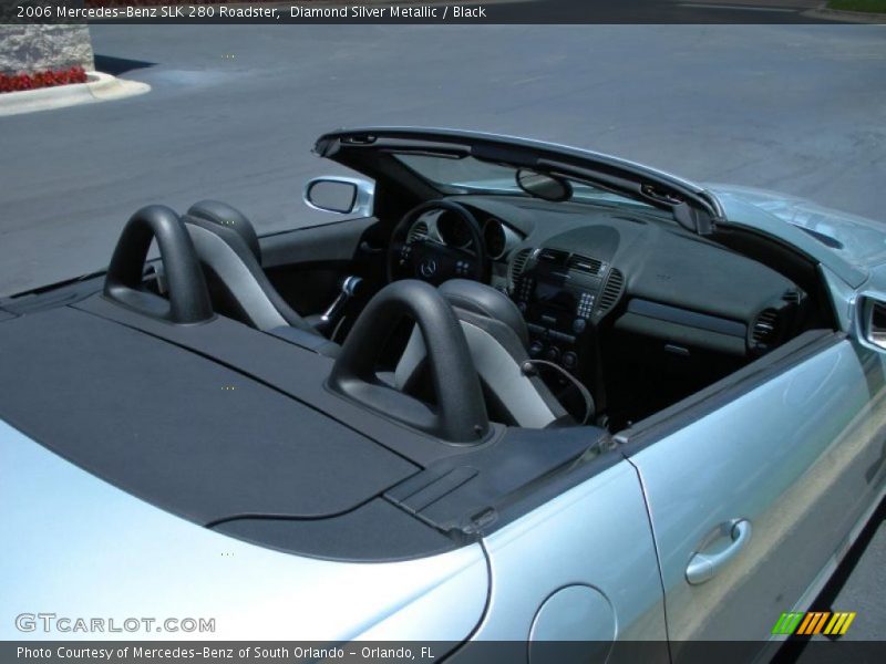 Diamond Silver Metallic / Black 2006 Mercedes-Benz SLK 280 Roadster
