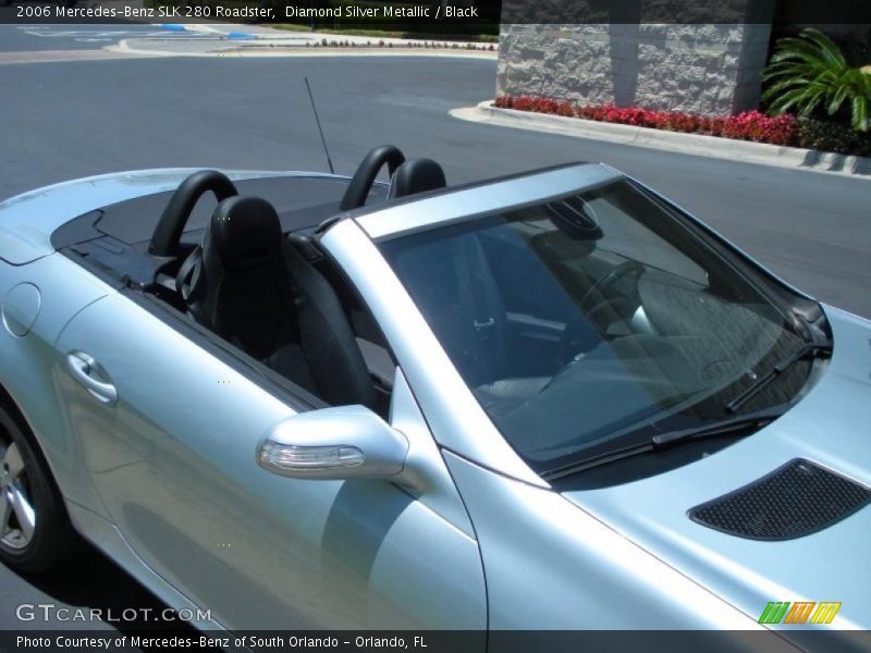 Diamond Silver Metallic / Black 2006 Mercedes-Benz SLK 280 Roadster