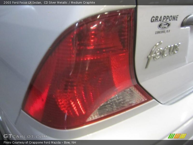 CD Silver Metallic / Medium Graphite 2003 Ford Focus LX Sedan
