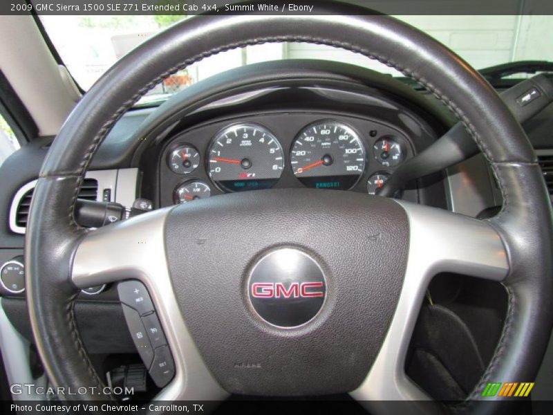  2009 Sierra 1500 SLE Z71 Extended Cab 4x4 Steering Wheel