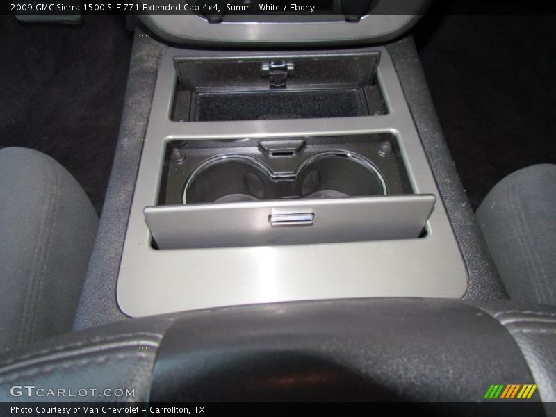 Summit White / Ebony 2009 GMC Sierra 1500 SLE Z71 Extended Cab 4x4