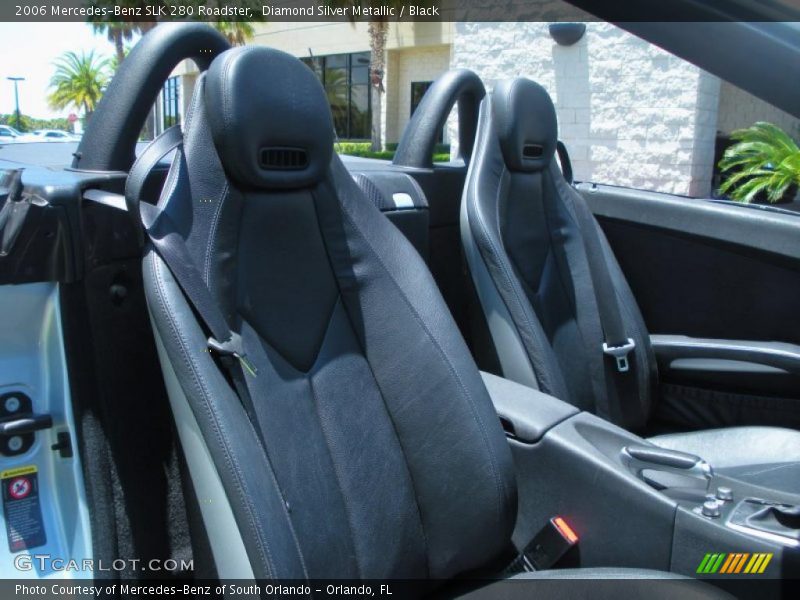 Diamond Silver Metallic / Black 2006 Mercedes-Benz SLK 280 Roadster