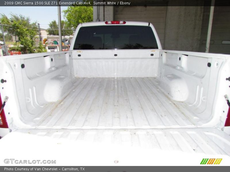 Summit White / Ebony 2009 GMC Sierra 1500 SLE Z71 Extended Cab 4x4