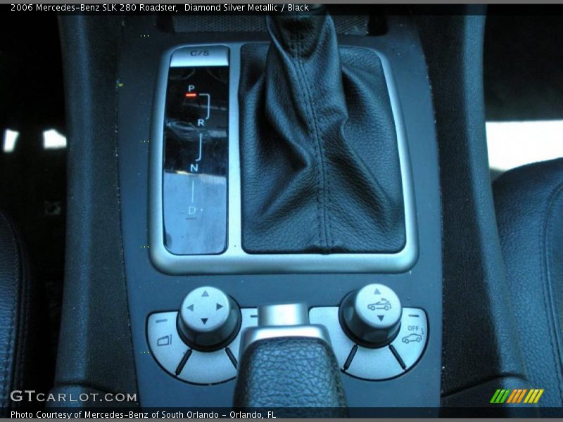 Diamond Silver Metallic / Black 2006 Mercedes-Benz SLK 280 Roadster
