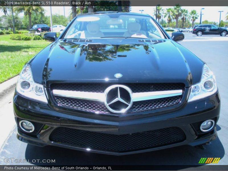 Black / Ash 2009 Mercedes-Benz SL 550 Roadster