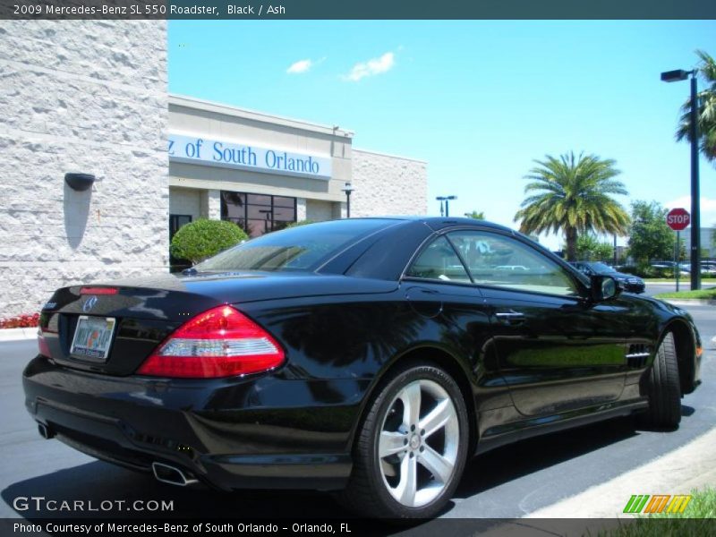 Black / Ash 2009 Mercedes-Benz SL 550 Roadster