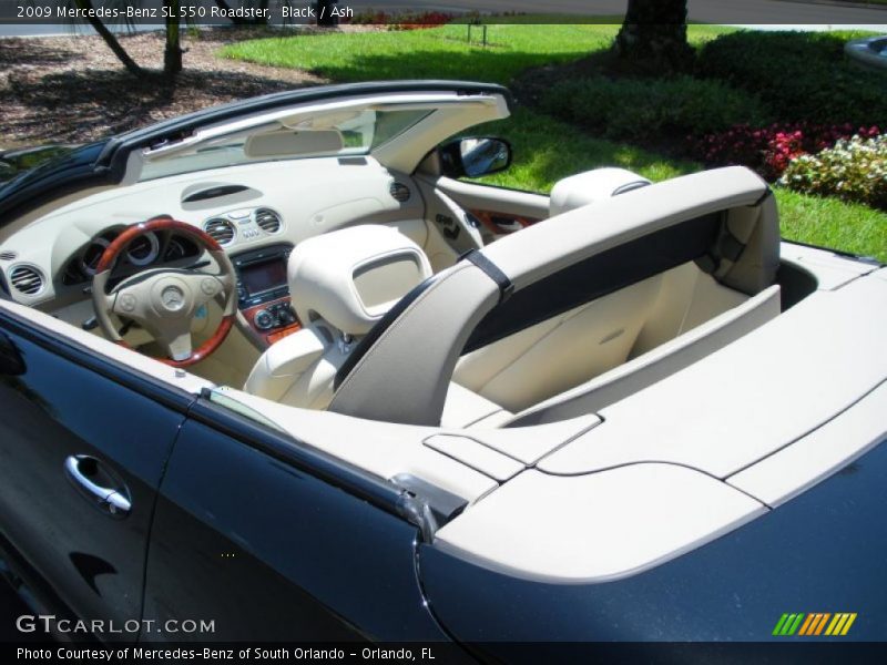 Black / Ash 2009 Mercedes-Benz SL 550 Roadster