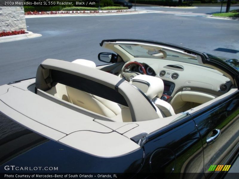 Black / Ash 2009 Mercedes-Benz SL 550 Roadster