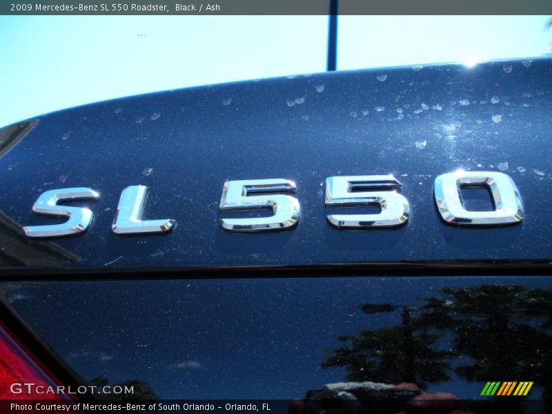 Black / Ash 2009 Mercedes-Benz SL 550 Roadster
