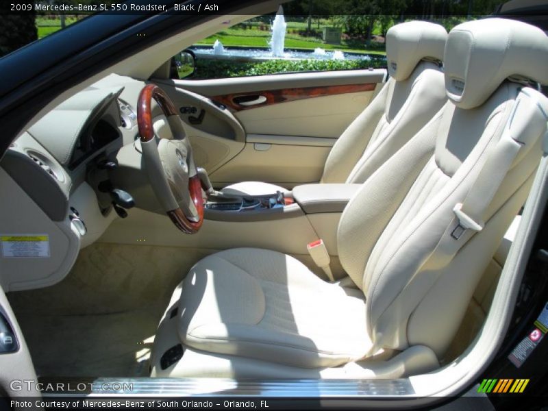 Black / Ash 2009 Mercedes-Benz SL 550 Roadster