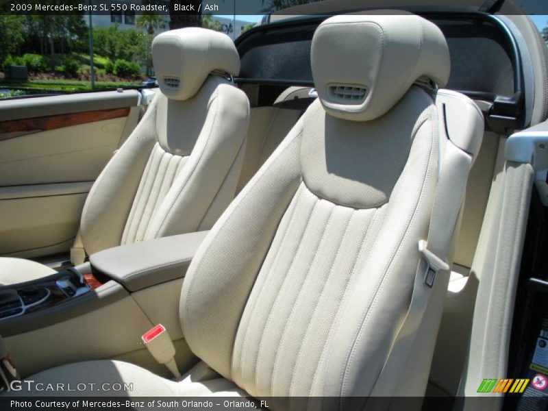 Black / Ash 2009 Mercedes-Benz SL 550 Roadster