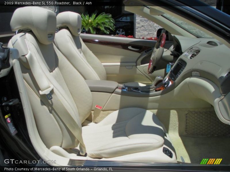Black / Ash 2009 Mercedes-Benz SL 550 Roadster