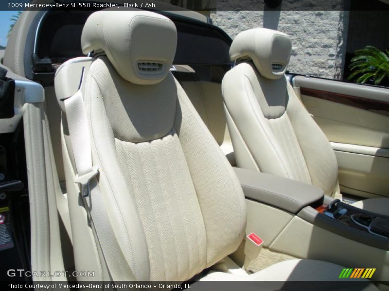 Black / Ash 2009 Mercedes-Benz SL 550 Roadster