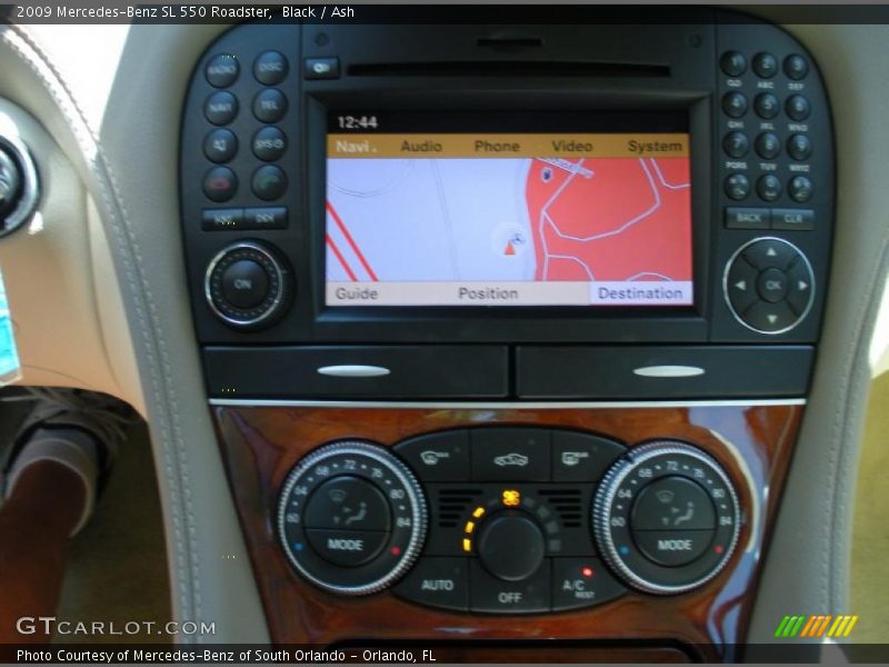 Black / Ash 2009 Mercedes-Benz SL 550 Roadster