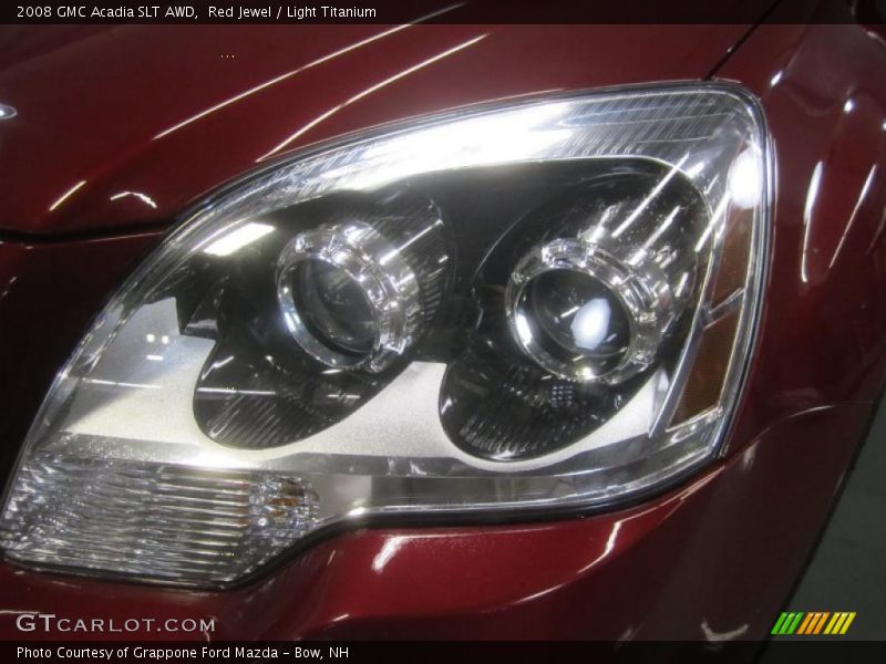 Red Jewel / Light Titanium 2008 GMC Acadia SLT AWD