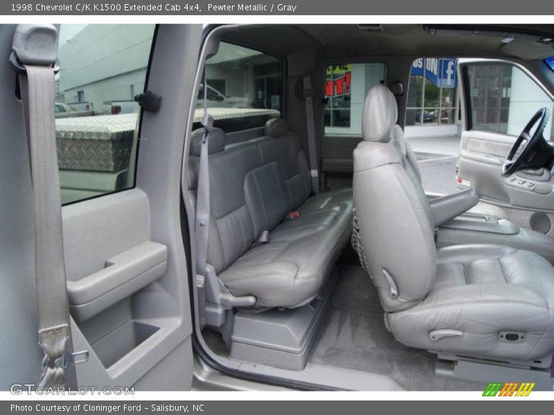 Pewter Metallic / Gray 1998 Chevrolet C/K K1500 Extended Cab 4x4