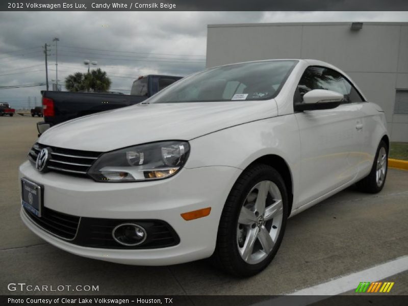 Candy White / Cornsilk Beige 2012 Volkswagen Eos Lux