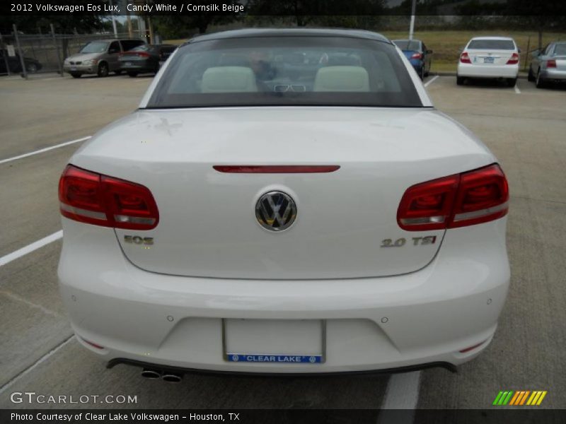 Candy White / Cornsilk Beige 2012 Volkswagen Eos Lux