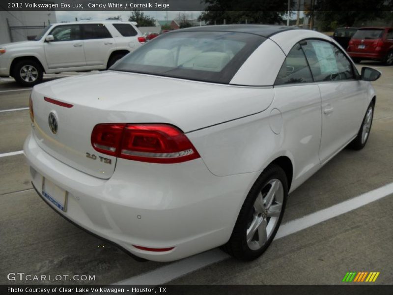 Candy White / Cornsilk Beige 2012 Volkswagen Eos Lux
