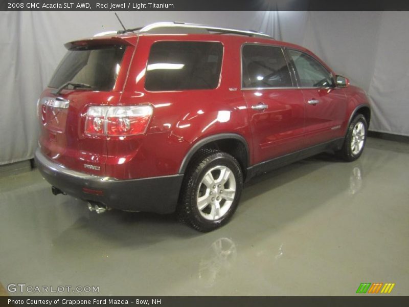 Red Jewel / Light Titanium 2008 GMC Acadia SLT AWD
