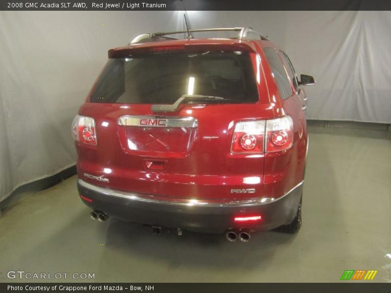 Red Jewel / Light Titanium 2008 GMC Acadia SLT AWD