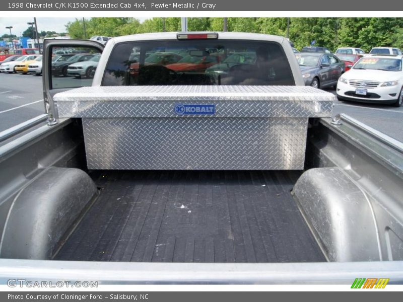 Pewter Metallic / Gray 1998 Chevrolet C/K K1500 Extended Cab 4x4