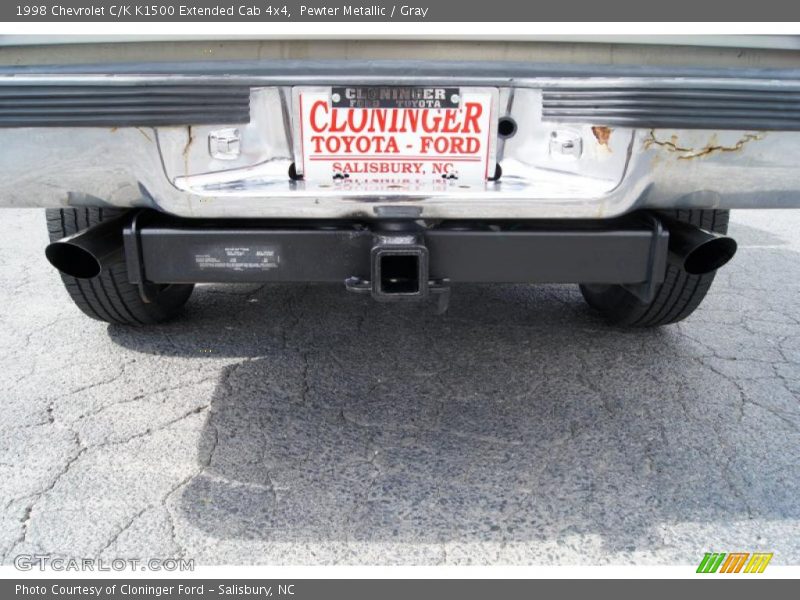 Pewter Metallic / Gray 1998 Chevrolet C/K K1500 Extended Cab 4x4
