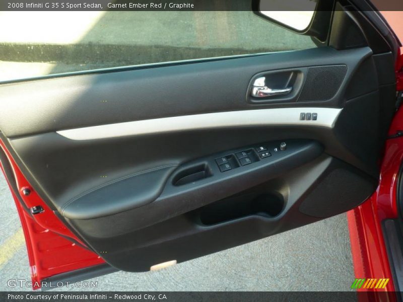 Garnet Ember Red / Graphite 2008 Infiniti G 35 S Sport Sedan