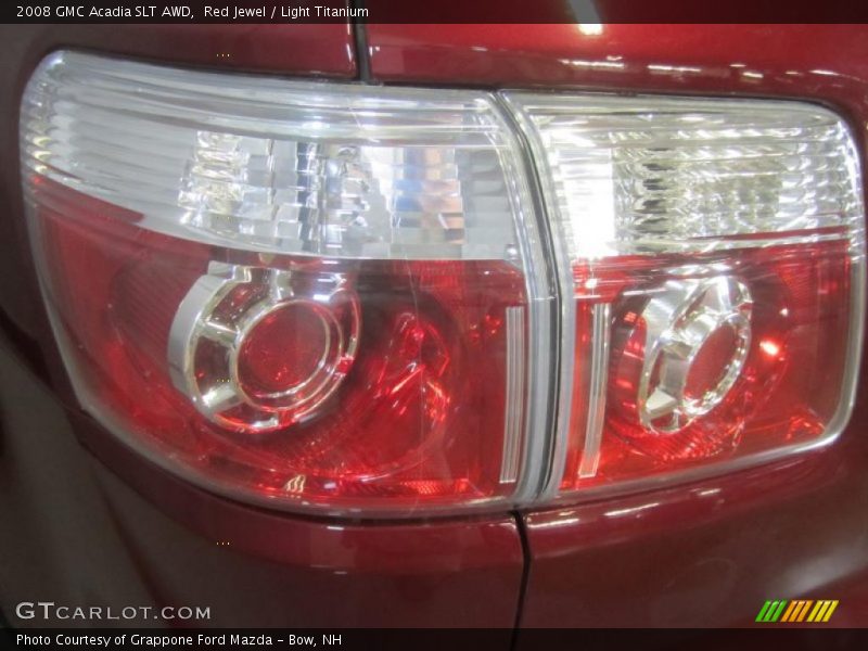 Red Jewel / Light Titanium 2008 GMC Acadia SLT AWD