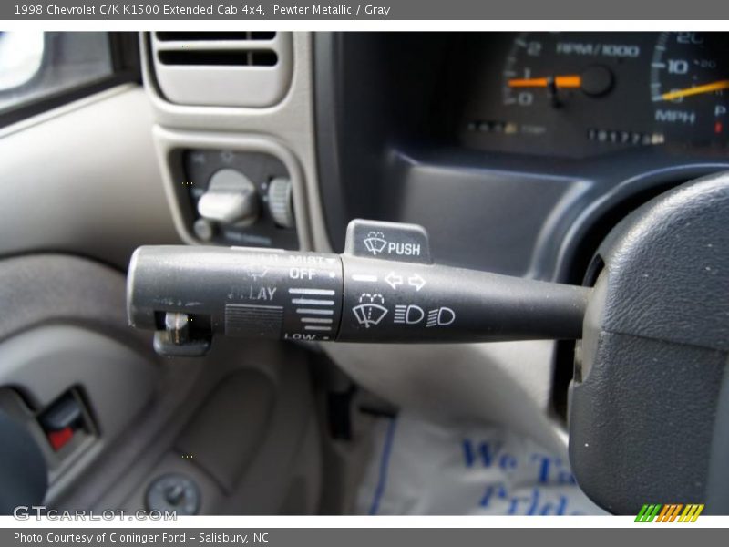 Pewter Metallic / Gray 1998 Chevrolet C/K K1500 Extended Cab 4x4