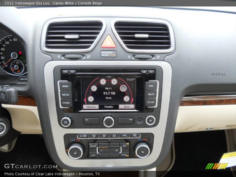 Candy White / Cornsilk Beige 2012 Volkswagen Eos Lux