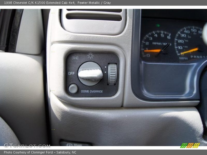 Pewter Metallic / Gray 1998 Chevrolet C/K K1500 Extended Cab 4x4