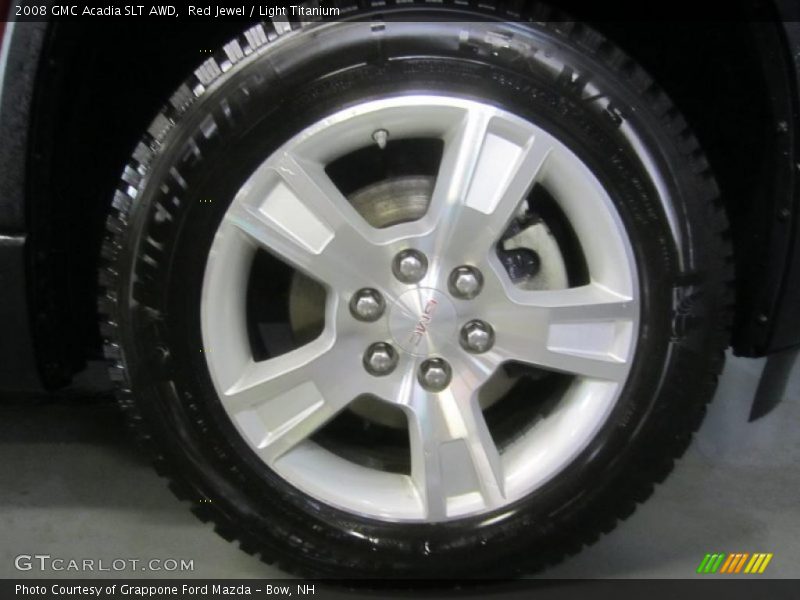 Red Jewel / Light Titanium 2008 GMC Acadia SLT AWD