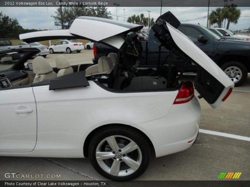 Candy White / Cornsilk Beige 2012 Volkswagen Eos Lux