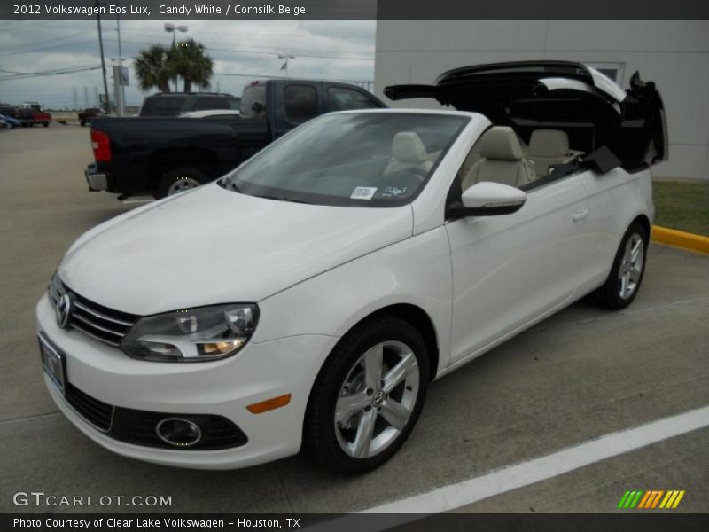 Candy White / Cornsilk Beige 2012 Volkswagen Eos Lux